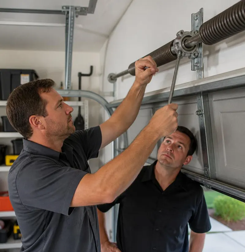 Garage Door Spring Replacement in Racine